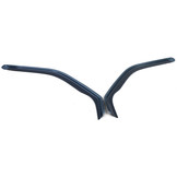 Zijwindschermen geschikt voor VW Bus T5 T6 - Black Smoke - Verduisterd en doorzichtig