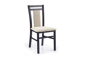 HUBERT - eetkamerstoel - hout - 45x90x51 cm - donkerbruin