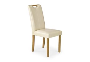 CARO - eetkamerstoel - hout - 42x96x58 cm - crème