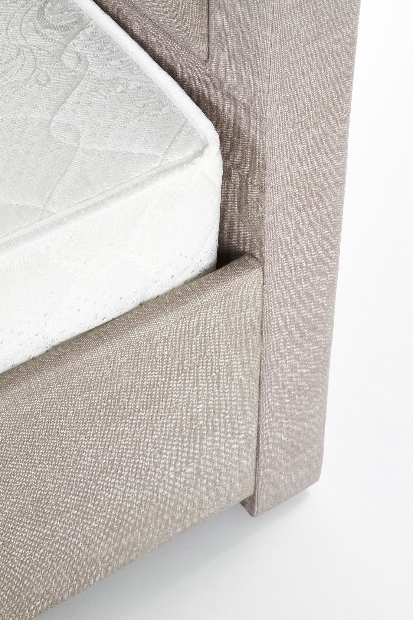 EVORA - tweepersoonsbed - met laden - klassiek - beige