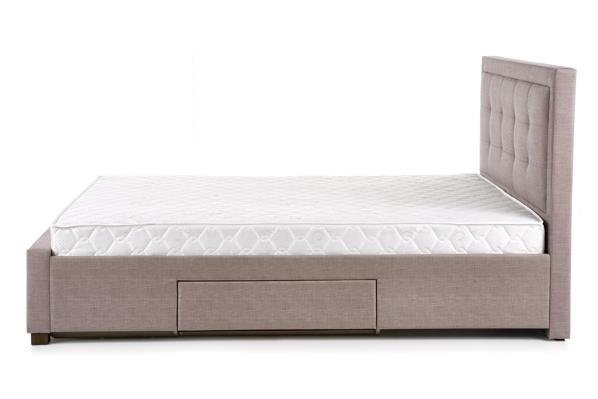 EVORA - tweepersoonsbed - met laden - klassiek - beige