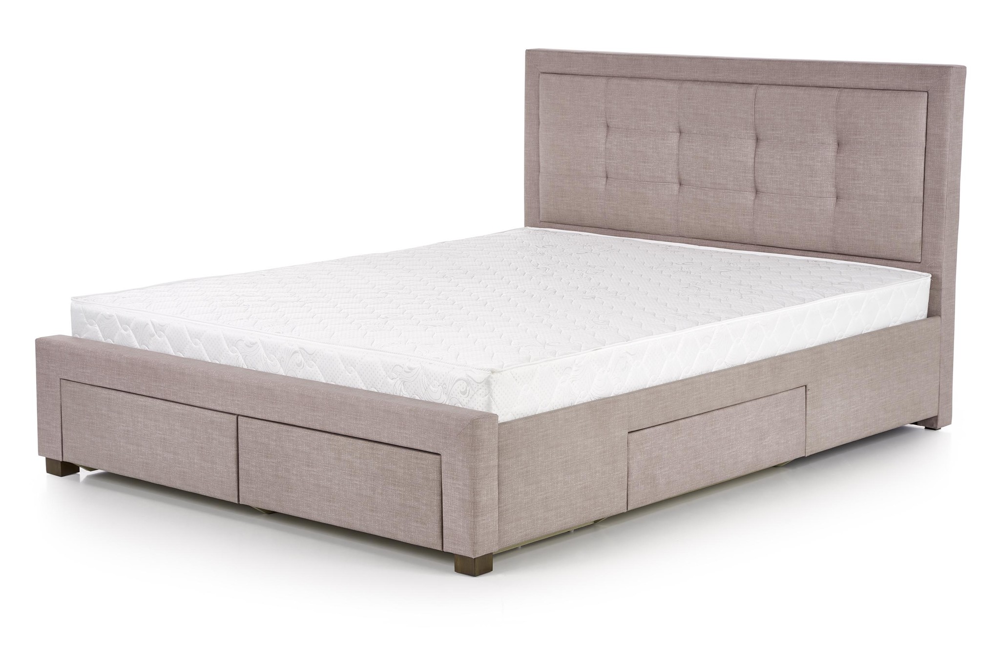 EVORA - tweepersoonsbed - met laden - klassiek - beige
