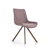 Eetkamerstoel - stof - 56x86x59 cm - grijs