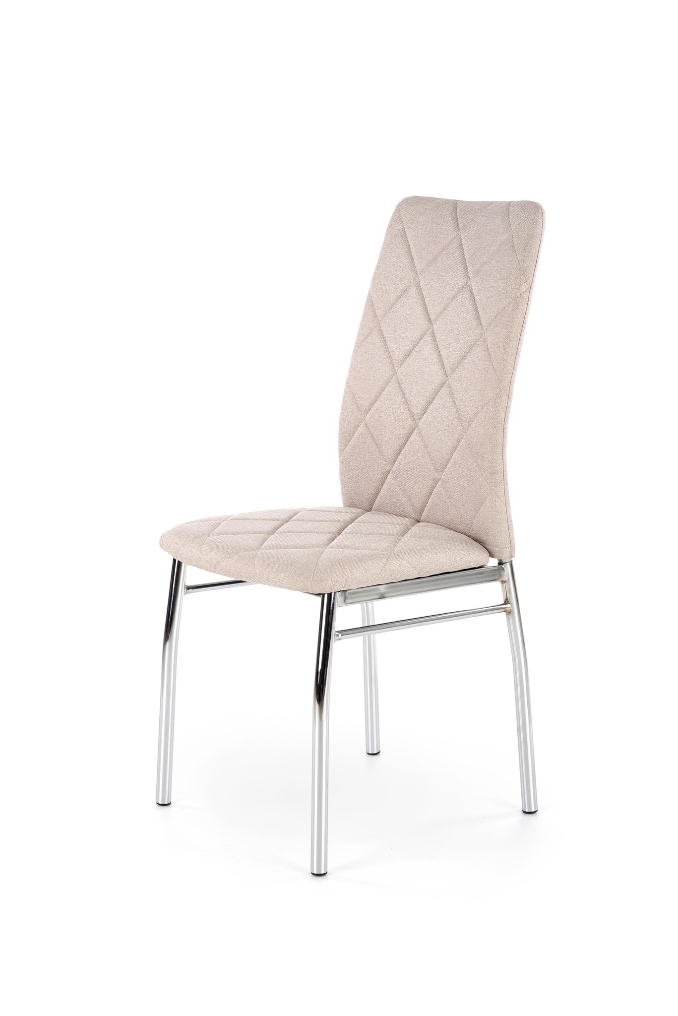 Eetkamerstoel - stof - 43x97x57 cm - beige