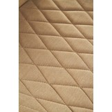 Eetkamerstoel - stof - 51x90x55 cm - beige