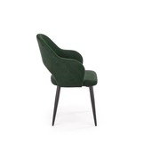 Eetkamerstoel - fluwelen stof - 55x88x55 cm - groen