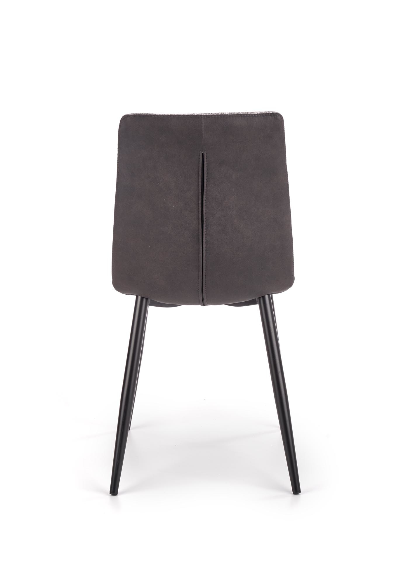 Eetkamerstoel - stof - 45x90x52 cm - grijs