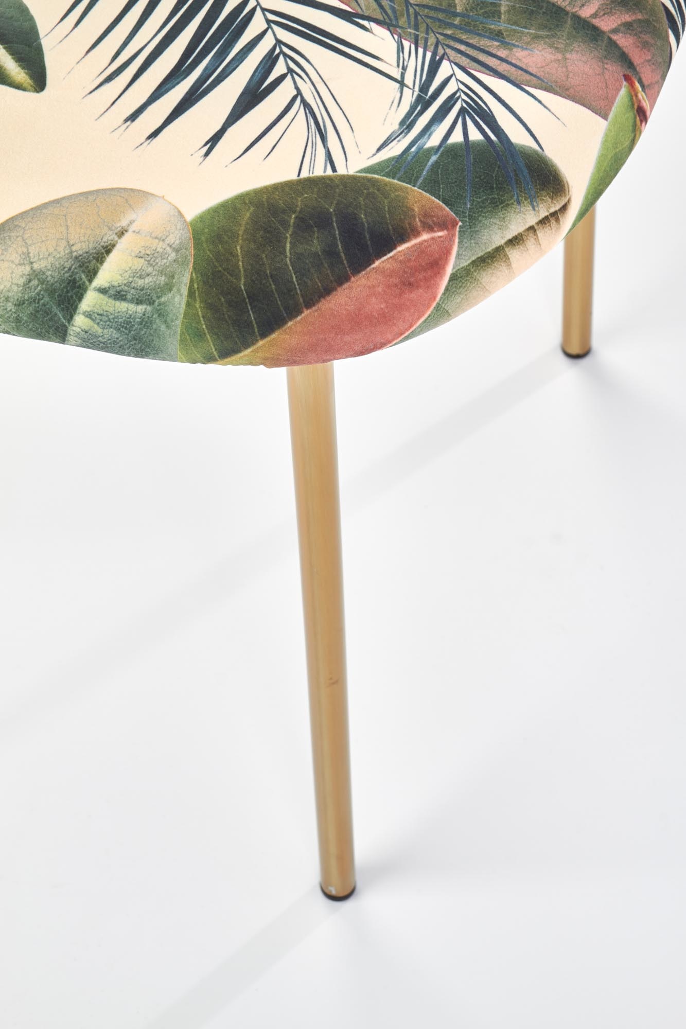 Eetkamerstoel - stof - 47x82x57 cm - meerkleurig