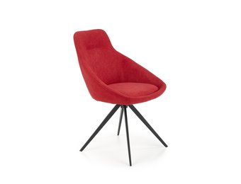 Eetkamerstoel - stof - 55x84x54 cm - rood