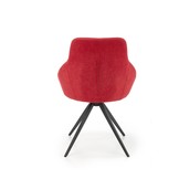 Eetkamerstoel - stof - 55x84x54 cm - rood