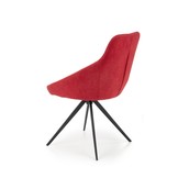Eetkamerstoel - stof - 55x84x54 cm - rood
