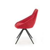 Eetkamerstoel - stof - 55x84x54 cm - rood