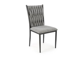 Eetkamerstoel - stof - 48x94x55 cm - grijs