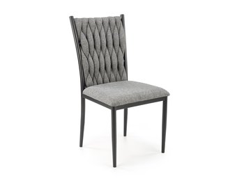 Eetkamerstoel - stof - 48x94x55 cm - grijs