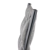 Eetkamerstoel - stof - 48x94x55 cm - grijs