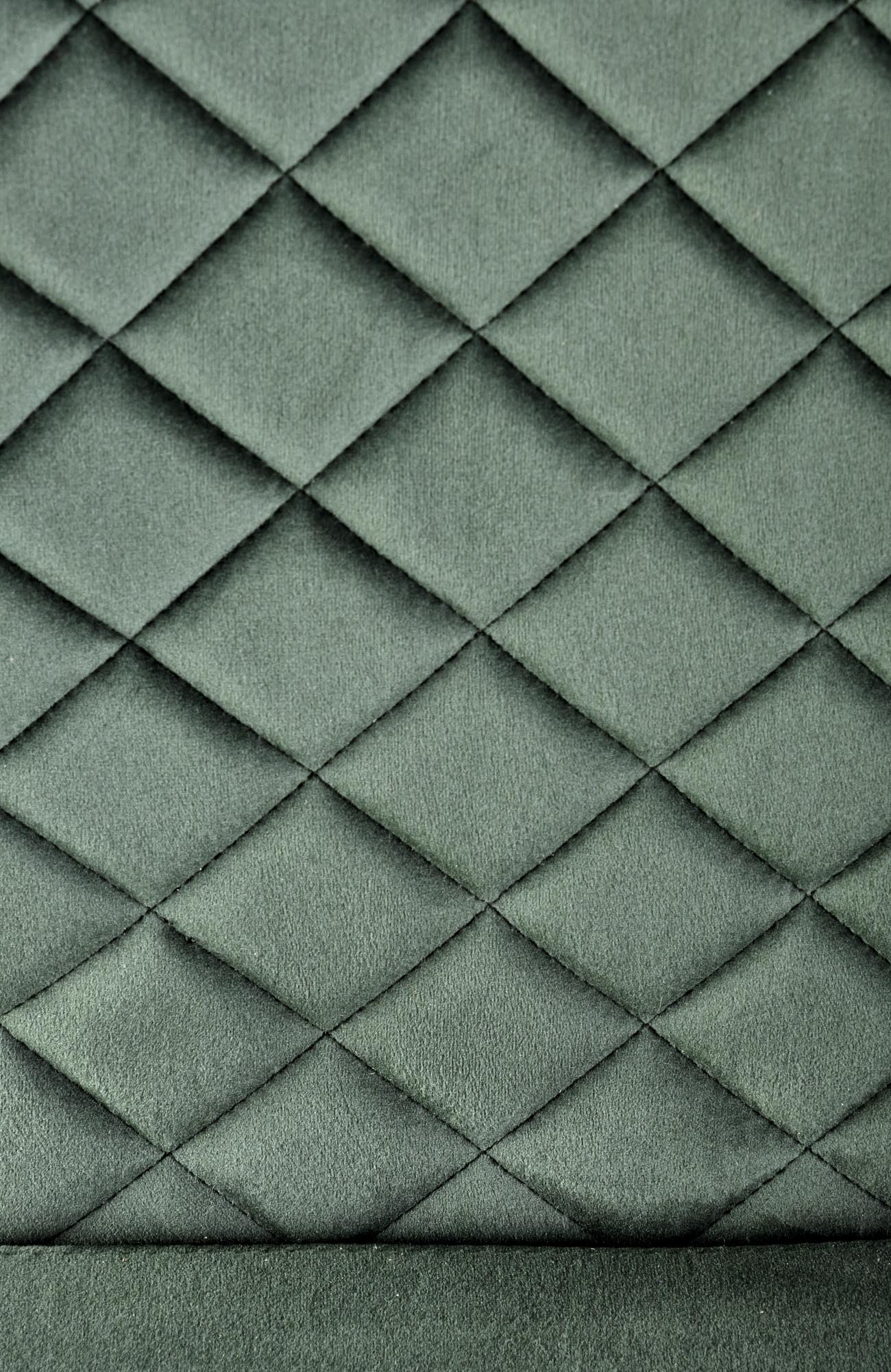 Eetkamerstoel - fluwelen stof - 46x102x61 cm - groen