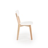 BUGGI - eetkamerstoel - hout - 45x81x50 cm - wit