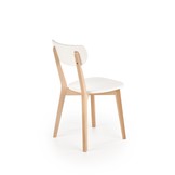 BUGGI - eetkamerstoel - hout - 45x81x50 cm - wit