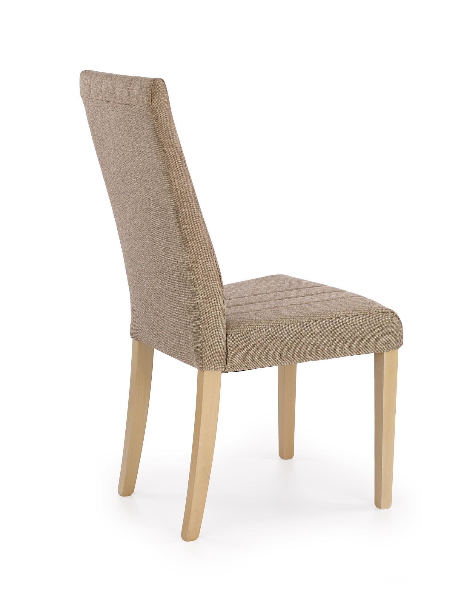 DIEGO - eetkamerstoel - stof - 47x99x59 cm - beige