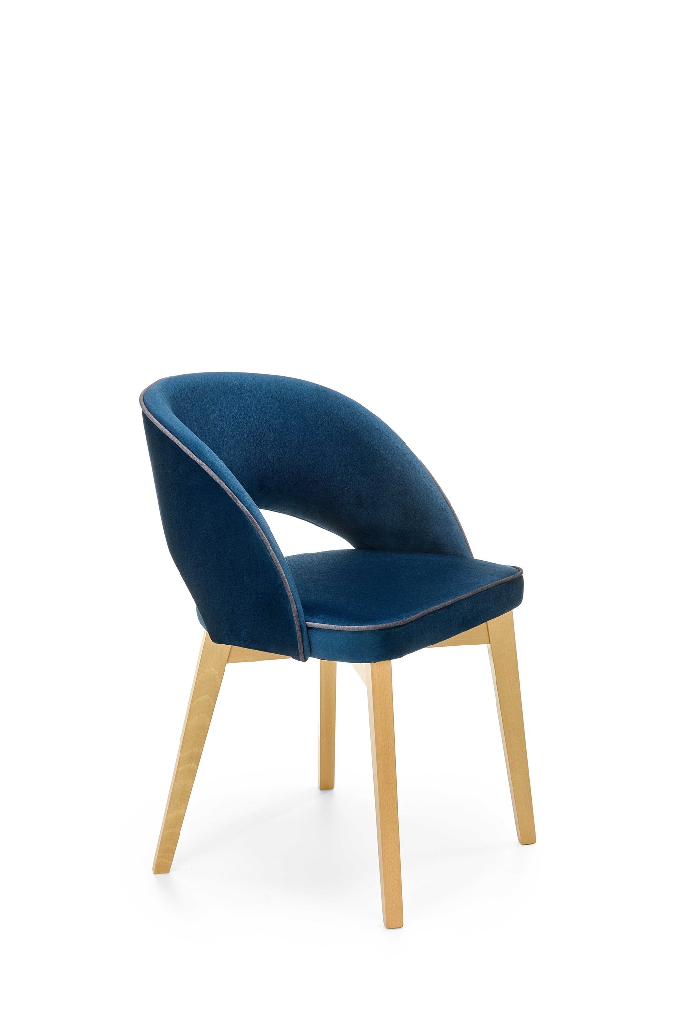 MARINO - eetkamerstoel - fluwelen stof - 51x78x57 cm