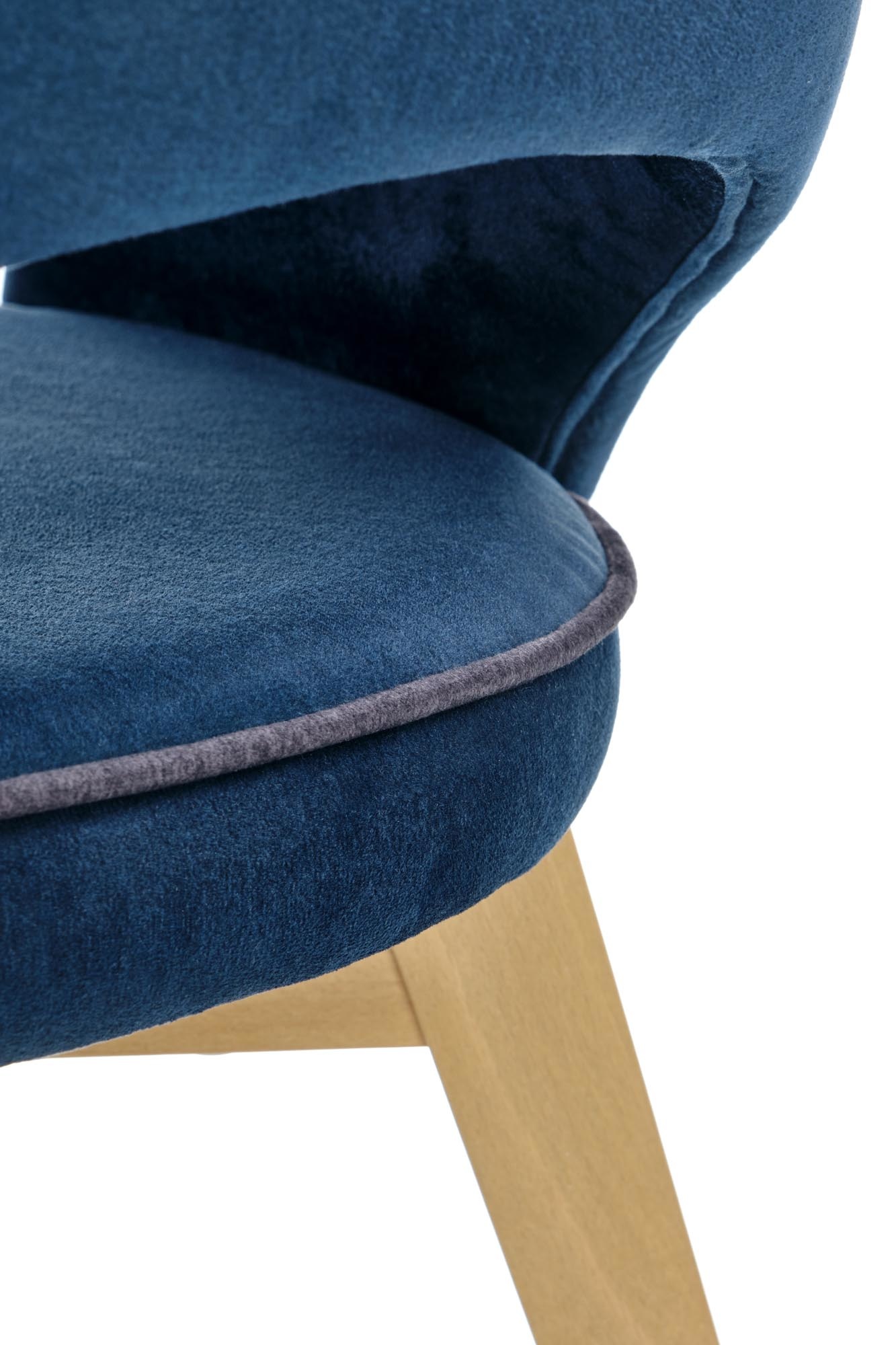 MARINO - eetkamerstoel - fluwelen stof - 51x78x57 cm