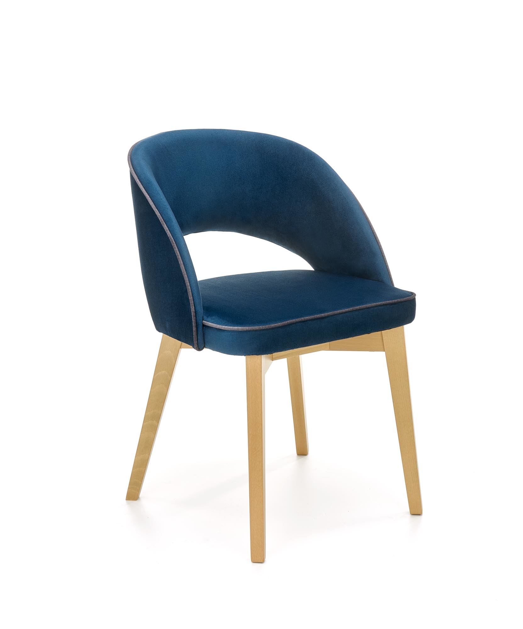MARINO - eetkamerstoel - fluwelen stof - 51x78x57 cm