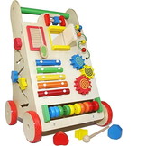 Educatieve loopwagen - 51x33x31cm - Multifunctioneel - Multicolor
