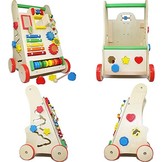 Educatieve loopwagen - 51x33x31cm - Multifunctioneel - Multicolor
