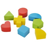 Houten loopwagen - 45,5x36x31cm - Educatief - Multicolor