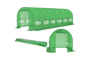 Tuinkas - 6x3x2m - UV-filter - Groen