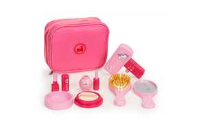 Kinder beauty set - 17x7x15cm - 6 accessoires - roze