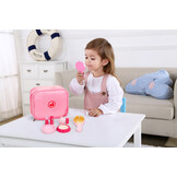 Kinder beauty set - 17x7x15cm - 6 accessoires - roze