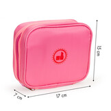 Kinder beauty set - 17x7x15cm - 6 accessoires - roze