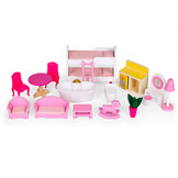 Poppentheater - 59x33x90 - Houten - Framboos Kleur