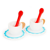 Taartstandaard - 19x15,5x13,5cm - Hout - Ecotoys