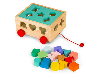 Sorteerkar - 19,5x20x10cm - Inclusief 15 blokken