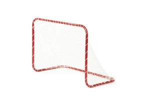 Kindervoetbaldoel - 78x45,5x58cm - Inclusief 2 doelen - rood