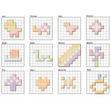 Educatief magneetbord - 30x22cm - 78 kleurrijke cijfers en letters - houten stalconstructie - veilig - ECOTOYS.