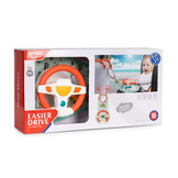 Interactieve stuurmat - 41x21cm - Draaibaar Stuurwiel - Rood