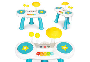 Speelgoedpiano - 18 maanden + - Drums & Cimbalen - Blauw