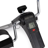 Mini hometrainer - 48x36,5x26cm - Computermonitoring - Antislipvoetjes - Opvouwbaar - Zwart