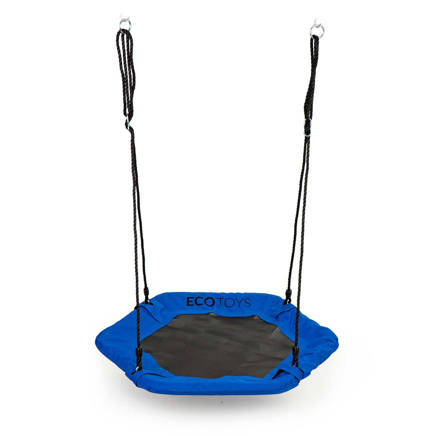 Nestschommel - 95x86cm - zeshoekig - Blauw