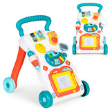 Educatieve duwer - 40,5x32x45,5cm - Bewegende elementen - Multikleur