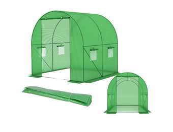 Tuinkas - 200x200 cm - UV-bescherming - groen