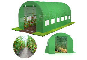 Tuinkas - 600x300x200cm - UV-folie - Groen