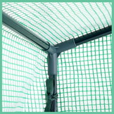 Tuinkas - 600x300x200cm - UV-folie - Groen