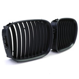 Grill nieren - geschikt voor BMW 5 Serie E39 95-03 - Sport rooster - Zwart mat