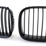 Grill nieren - geschikt voor BMW 5 Serie E39 95-03 - Sport rooster - Zwart mat