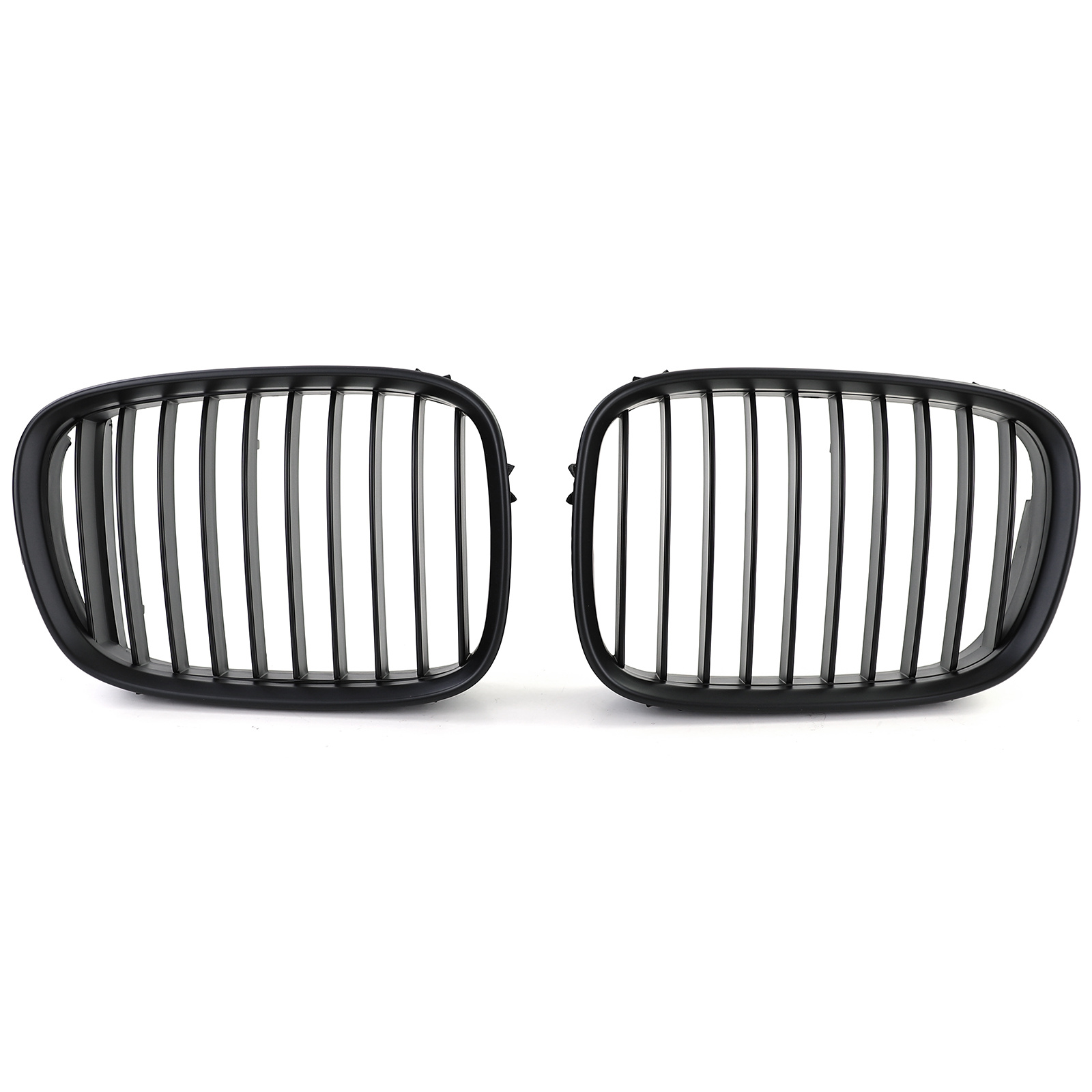Grill nieren - BMW 5 Serie E39 95-03 - Sport rooster - Zwart mat