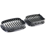 Grill nieren - geschikt voor BMW 5 Serie E39 95-03 - Sport rooster - Zwart mat